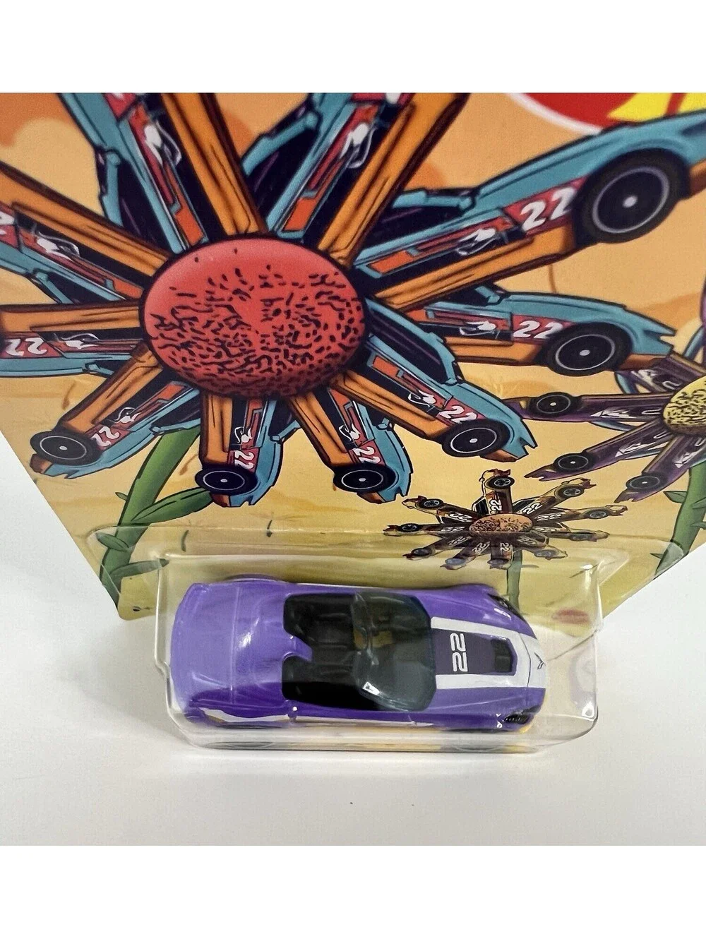 New Hot Wheels 2022 Spring Series Corvette C7 Z06 Convertible Purple 1/5 1:64